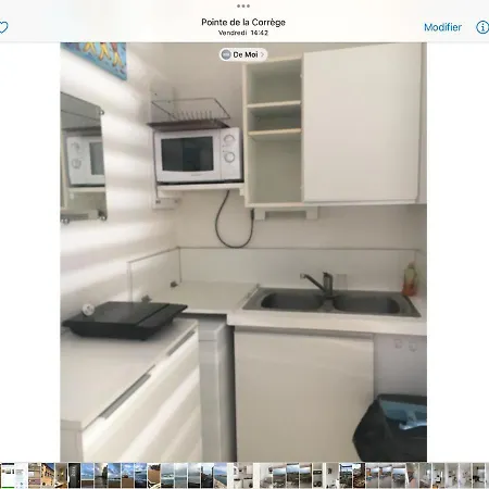 Lejlighed Tres Joli Studio 4 Personnes Avec Terrasse Front De Mer *