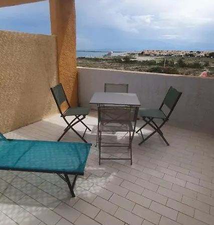 Tres Joli Studio 4 Personnes Avec Terrasse Front De Mer * Leucate