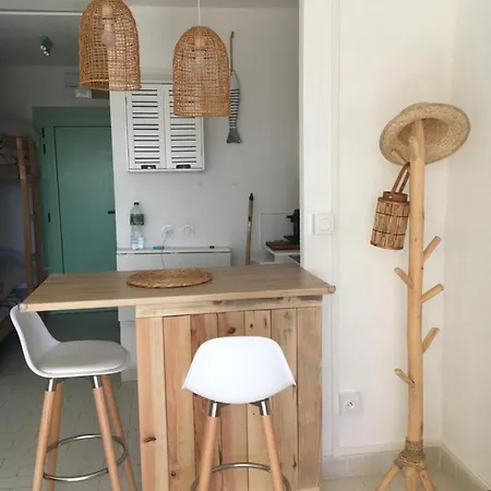 Tres Joli Studio 4 Personnes Avec Terrasse Front De Mer Lejlighed Leucate